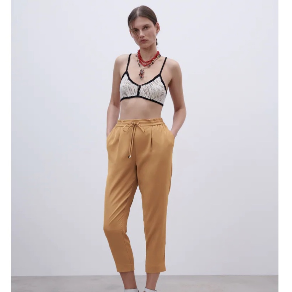 Zara pajama style trousers